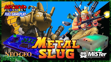 Metal Slug (Neo Geo) Full Playthrough - MiSTer FPGA + DIY Arcade Stick #metalslug #misterfpga