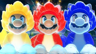 All Giga Cat Mario Suits in Bowser's Fury