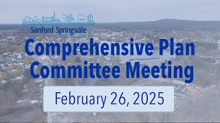 02 26 Comprehensive Plan Committee Meeting