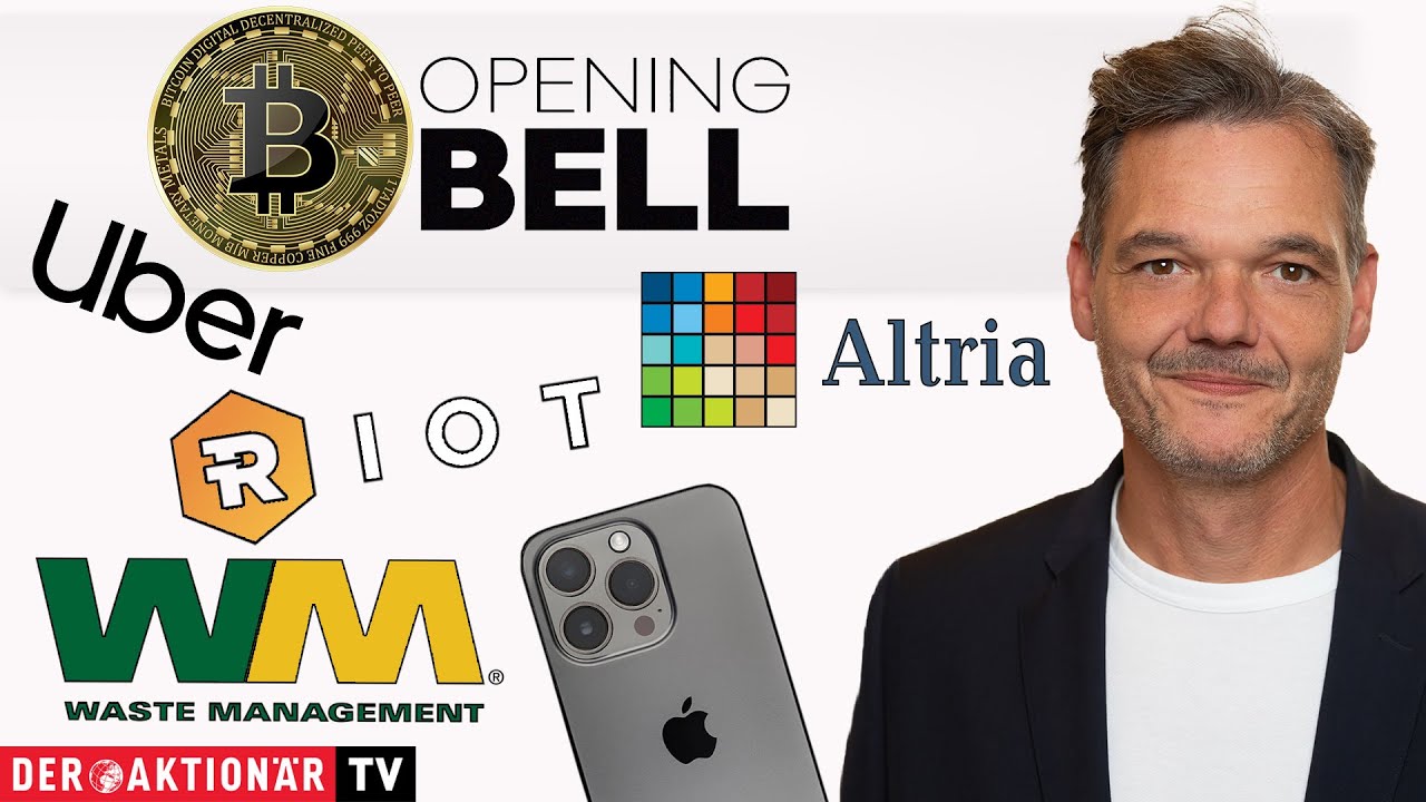 Opening Bell: Bitcoin, Marathon Digital, Riot Platforms, Uber, Apple ...