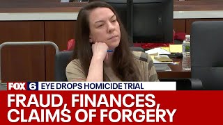Wisconsin eye drops homicide trial; fraud, finances, claims of forgery | FOX6 News Milwaukee
