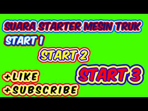 Suara Starter Mesin Truk - Suara Start Truk - Suara Truk RC - Suara Truk Simulasi - Start Engine *3