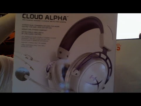 Я получил наушники HyperX Cloud Alpha УРААААА