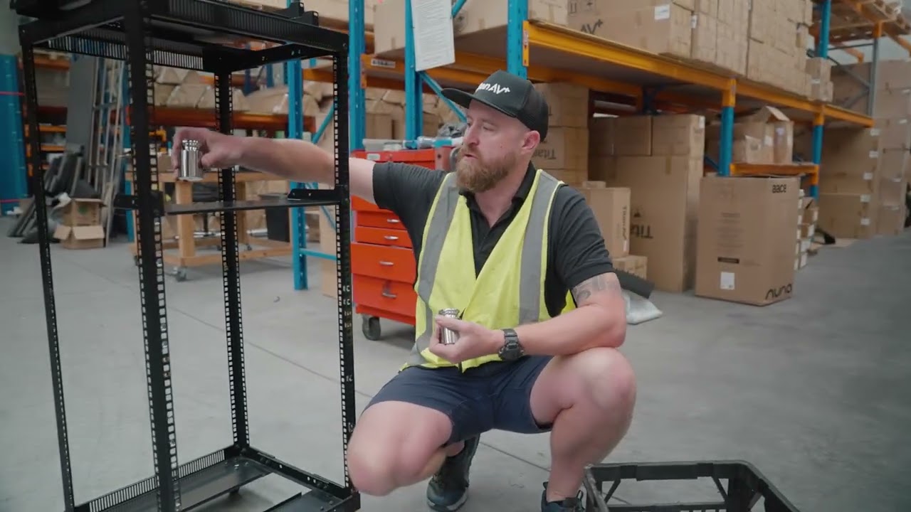 Little Shelf. Big Support. | Titan AV 1RU Cantilever Shelf Load Test