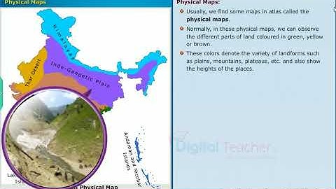 Unit 1 Reading Maps of Different Kinds | Telugu State Board (AP & TS) - Class VII
