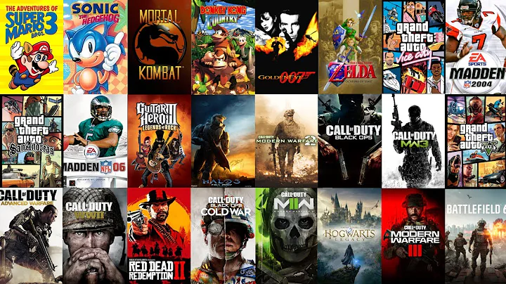 USA Best-Selling Games Evolution (1990–2025)