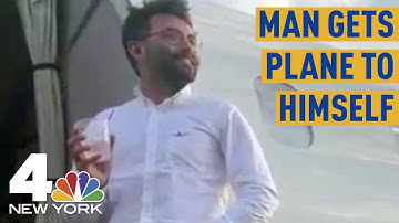 Plane Passenger Gets Entire Flight to Himself | NBC New York