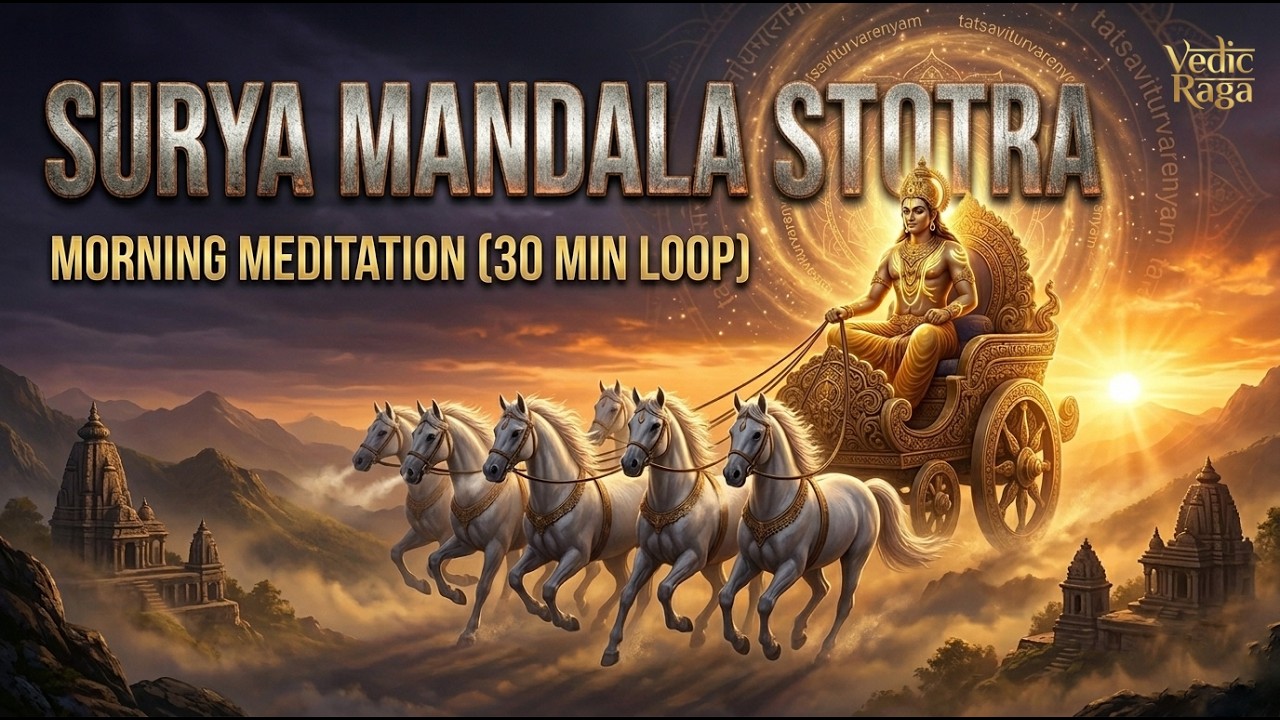 30 Minute Meditation for Good Health & Success | Powerful Surya Mandala Stotra |  Morning Chants