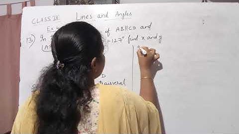 Class 9 || Chapter 4 || Exercise 4.3 || Problem 13 || Lines and Angles || Telangana & AP Board