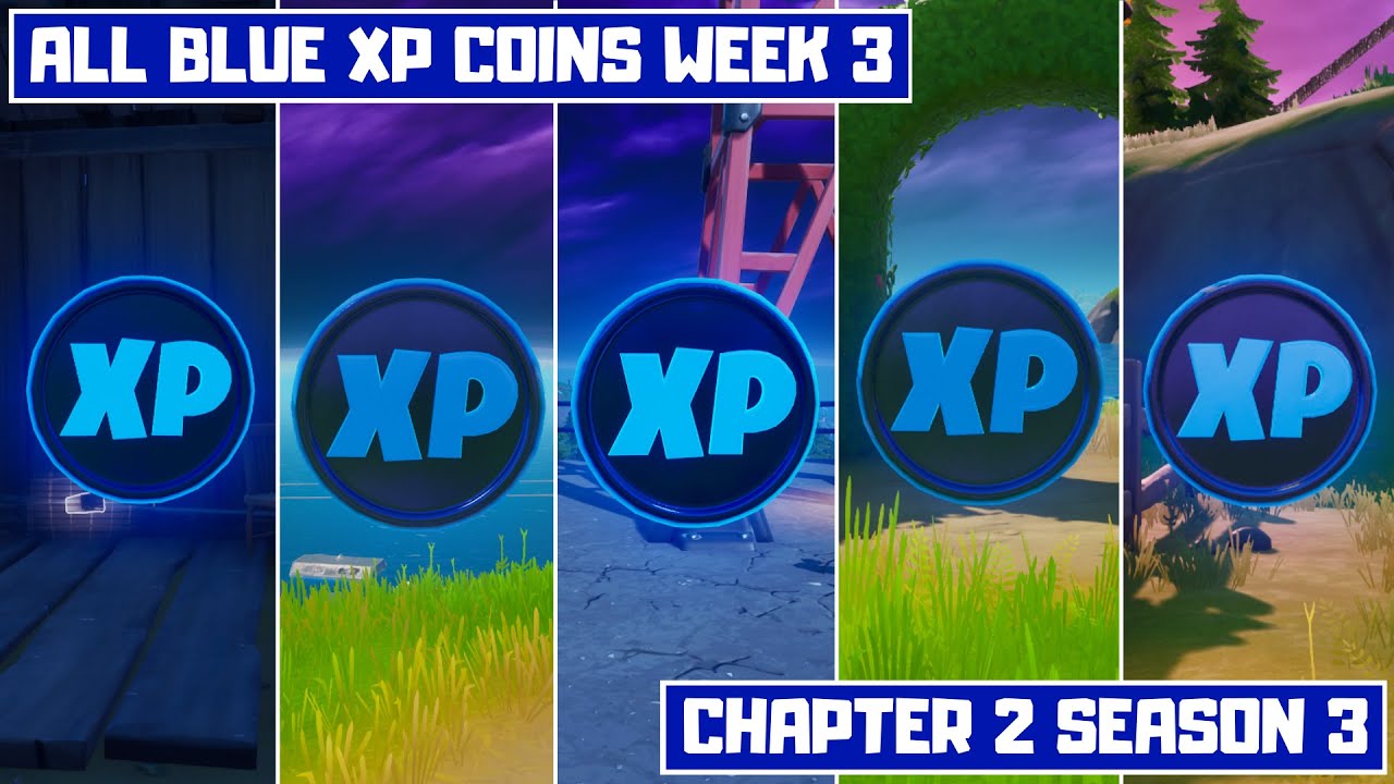 All Xp Coin Locations In Fortnite Chapter 2 Season 3 Isk Mogul Adventures
