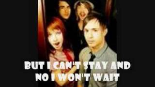 Paramore- Decoy w/ lyrics