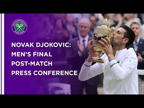 Novak Djokovic Men's Final Press Conference | Wimbledon 2021