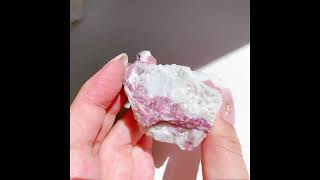 ピンクトルマリンonアルバイト 原石 | 原石 | Crystals by Purely