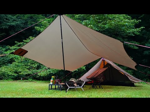 いつも雨なソロキャンプ rain camping