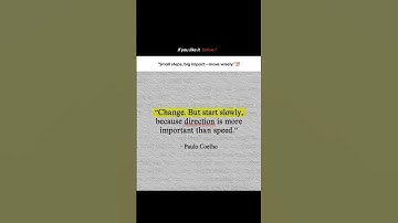 "Small steps, big impact—move wisely."💯🧠 #motivation #quotes