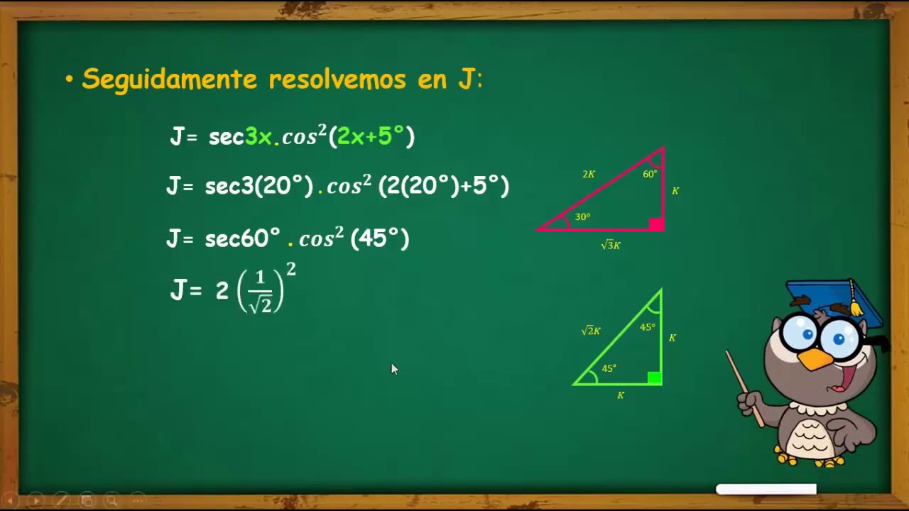 QUINTO GRADO - TRIGONOMETRÍA (PROPIEDADES DE LAS RAZONES