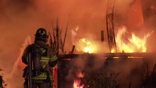 Overnight Fire Destroys Home in Houston