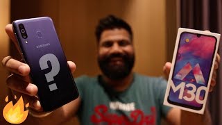 Samsung Galaxy M30 Unboxing & First Look - Triple Camera 5000mAh Battery 🔥🔥🔥