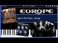 Sign of The Times - Europe (Synthesia) [Tutotial] [Instrumental Video] [Download]