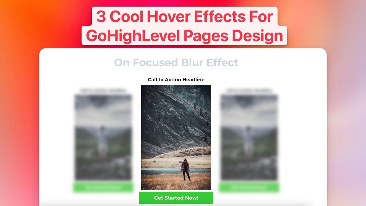 3 Cool Hover Effects to Elevate Your GoHighLevel Pages | Easy Step-by ...