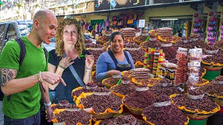 BEST Mexican Street Food in Oaxaca, Mexico 🇲🇽 OAXACAN CHAPULINES \& MEMELAS + CHOCOLATE FACTORY TOUR!