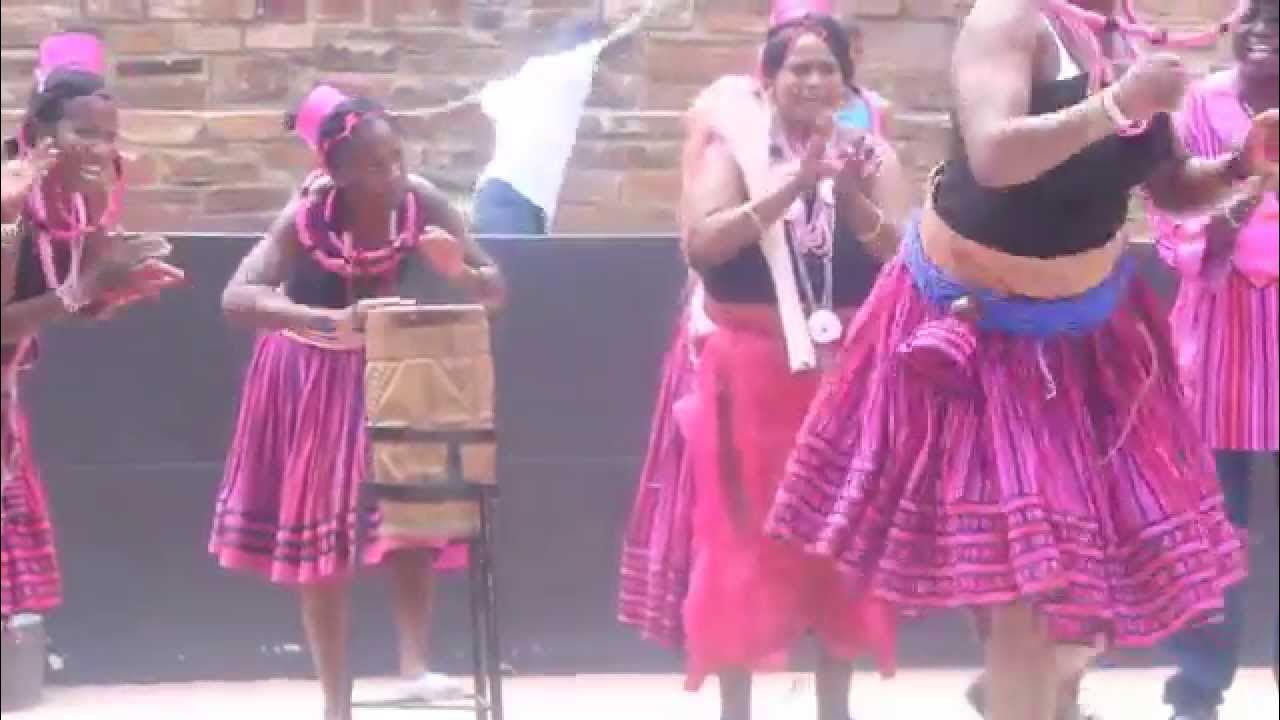 oshiwambo traditional group in Namibia - YouTube