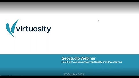 GeoStudio  A quick overview on Stability and Flow solutions