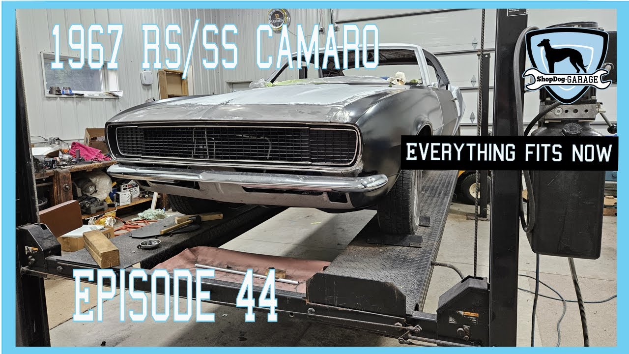 The RocketShip 67 Camaro Ep 44: The panels all fit now - YouTube
