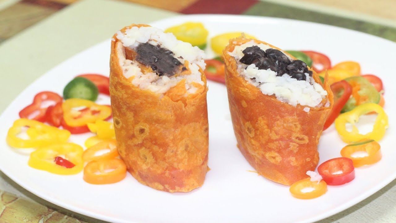 Lunch Box Mini Burrito Wraps Video Recipe by Bhavna - Cinco de Mayo food recipe | Bhavna