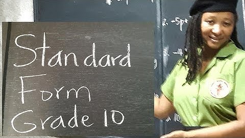 CSEC Math CXC: Standard Form. Scientific Notation. Grade 10