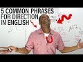 5 Common Direction Phrases in English: UPSIDE DOWN, INSIDE OUT...