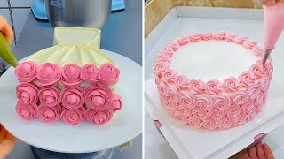 Beautiful & Quick Cake Decoration Tutorial for Beginners | Best Satisfying Chocolate Cake Recipes