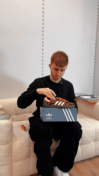 Unboxing Adidas Samba OG Leopard Preloved Red🐆#sneakers #streetwear #kickzbyortiz