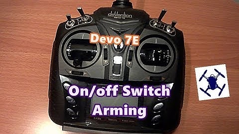 Devo 7E Deviation - On Off Arming switch (Jumper T8SG Plus, Devo 10)
