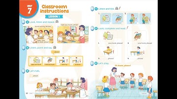 Tiếng Anh 3 Global Success - Unit 7: Classroom instructions (Lesson 1)