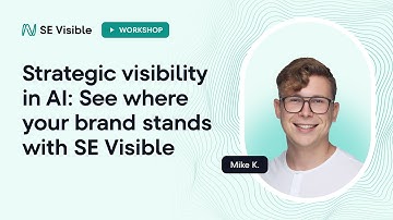 Strategic visibility in AI: See where your brand stands with SE Visible