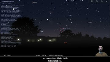 Putting Comet 2025 F2 (SWAN) in Stellarium
