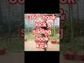 360° hook kick and sliding hook kick #kickboxing #viralvideo #shortsfeed #motivation #funny #shorts