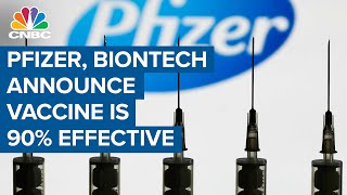 U.s pharmaceutical giant pfizer and german biotech firm biontech said
their coronavirus vaccine was more than 90% effective in preventing
covid-19 among thos...