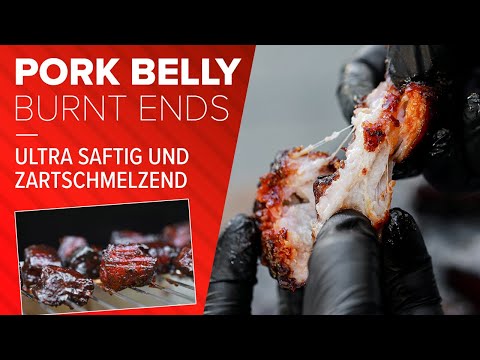 Pork Belly Burnt Ends: Karamellisierter Schweinebauch - saftig & zartschmelzend vom Smoker