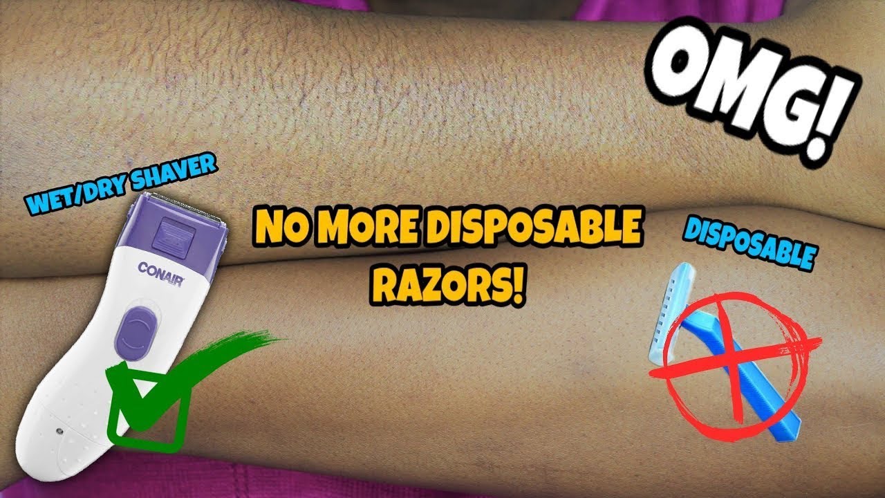 CONAIR SATINY SMOOTH WET/DRY SHAVER REVIEW