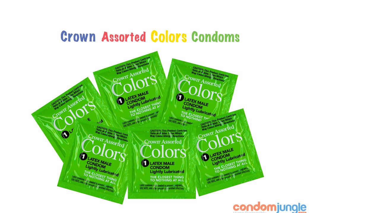 crown lightly lubricated condoms Crown Lubricated Condoms main image 1