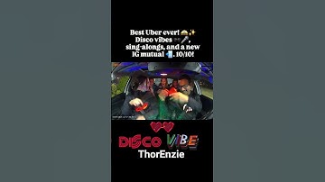 Best Uber Ever Disco Vibes#uber #new #viralshorts #trending #ceo #disco #car #rider #song #latest