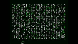 Matrix with RNG on the MSX 1