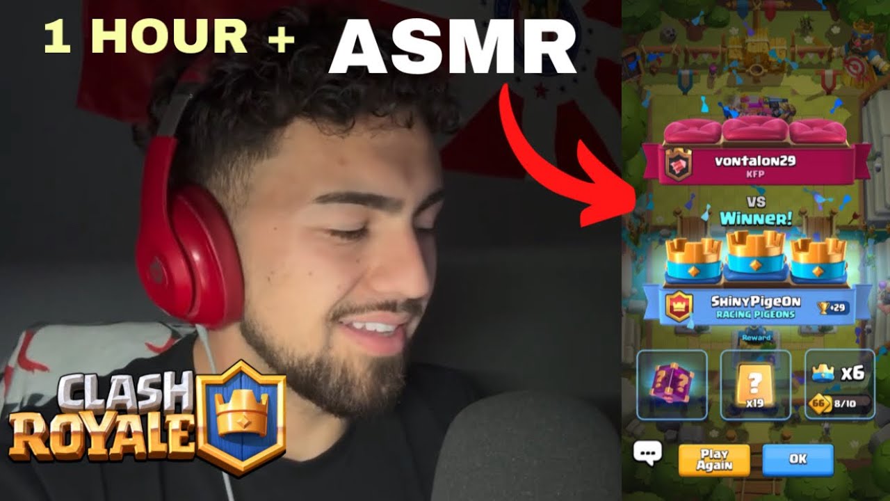 ASMR Clash Royale Compilation (1+ Hour)