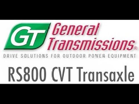 General Transmissions CVT RS800 - YouTube
