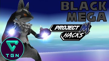 Black Mega Lucario - Project M - Compatible Hacks