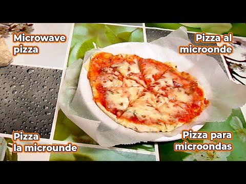 Cea mai simplă pizza 🍕 la microunde! E gata în 2 minute! - Rețetele Bunicii