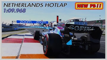 F1 22 Netherlands Hotlap TT | New Updated PB (With Setup) Top 100 1:09.968 [4K]