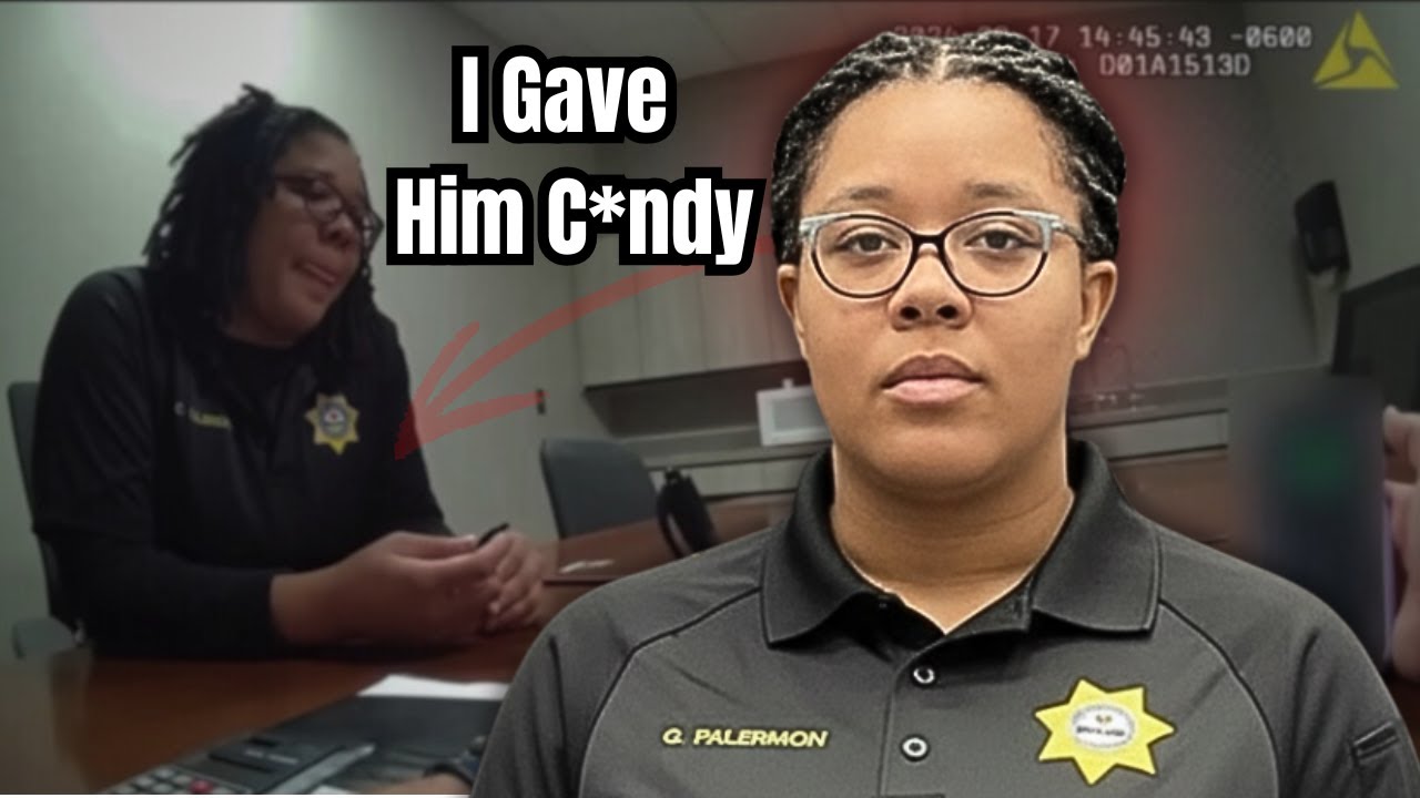 «Я дала ему конфеты». Полицейские поняли, что её снимают на видео.